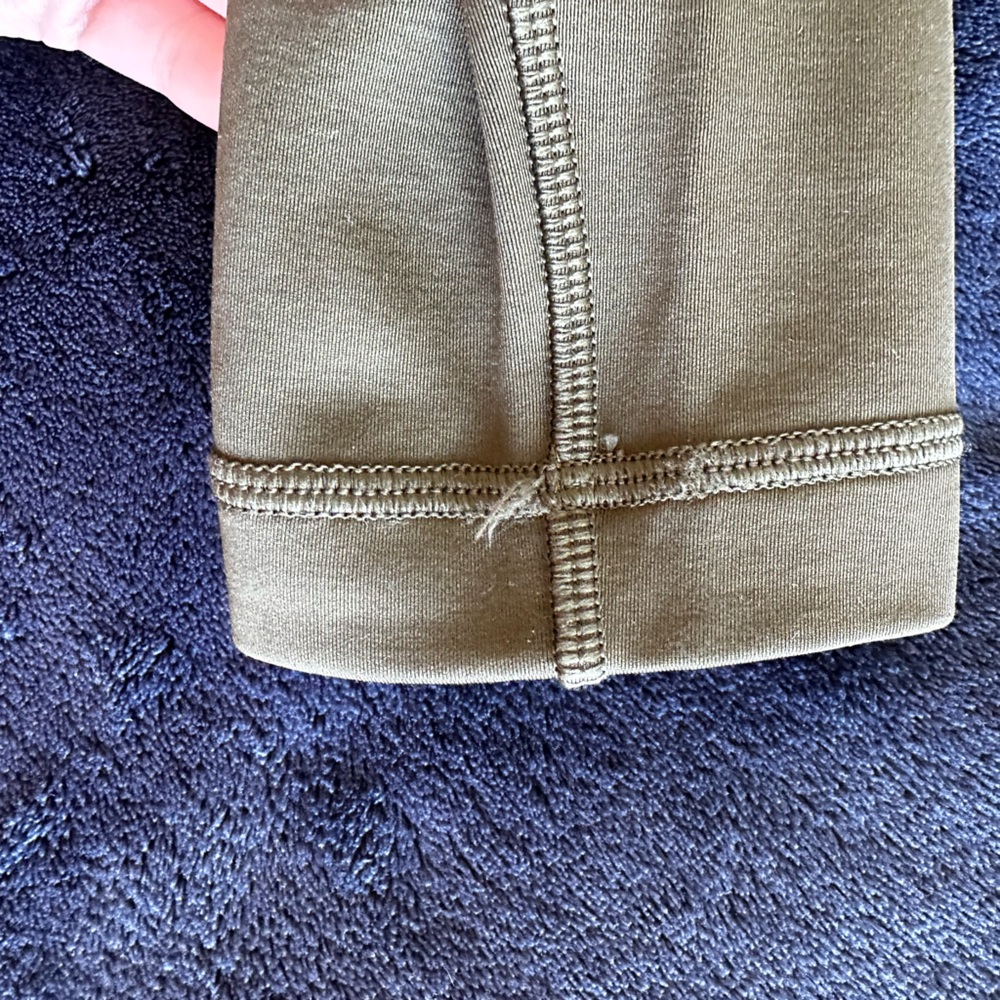 First Mile Tech Tight 2 Military Green Run Tech Fleece lined, zipper pockets - Picture 15 of 17